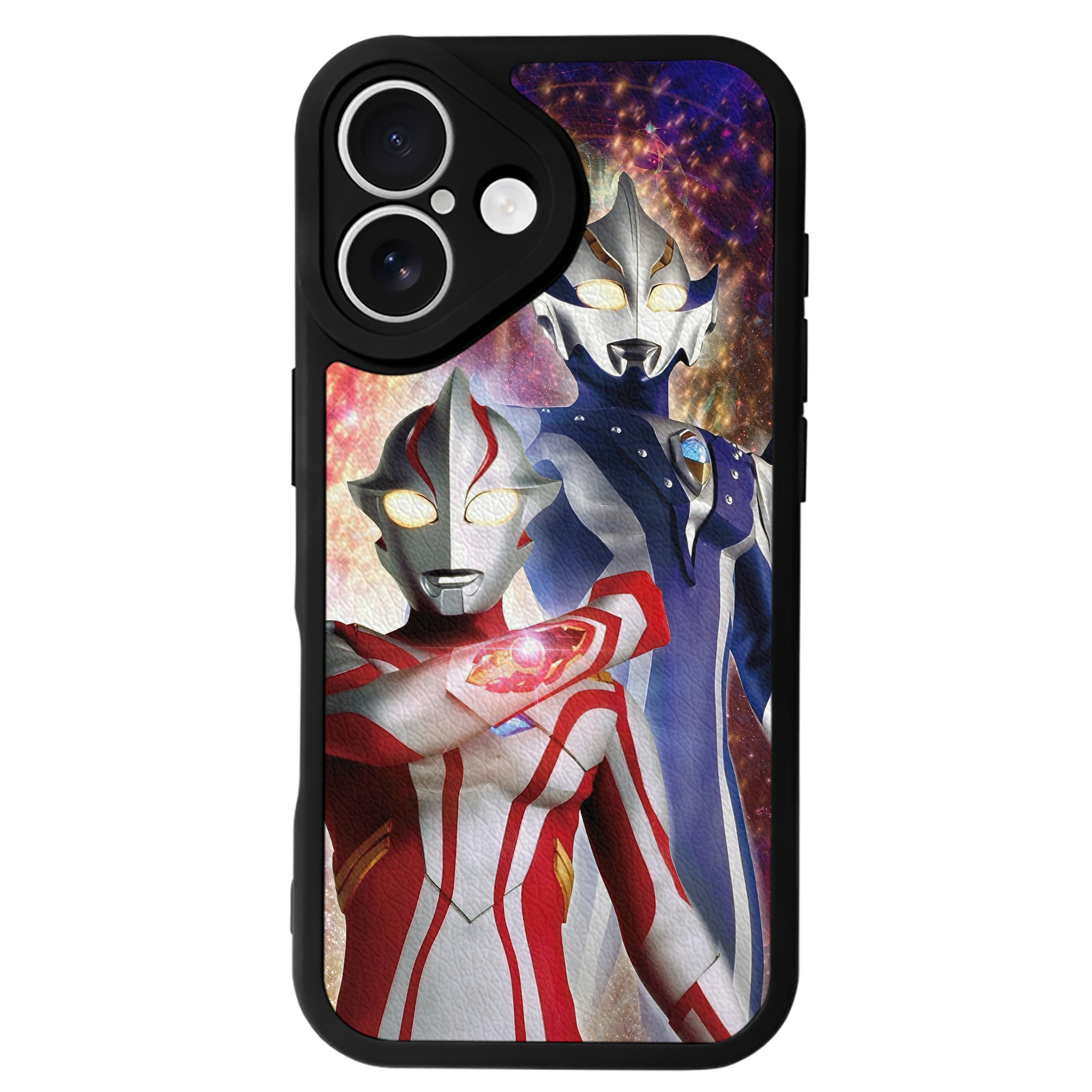 （画像用） ウルトラマン Ultraman 【iPhone 16シリーズ対応】シリコンスマホケース（レザー調） 材質：シリコン